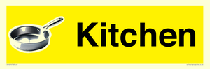 Kitchen Dementia Sign Yellow